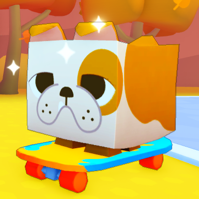 🐶 Huge Skateboard Bulldog