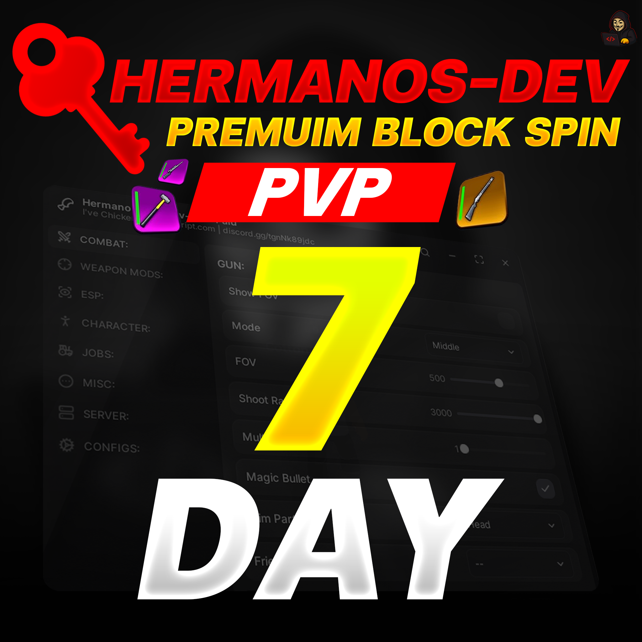 Block Spin - PVP 7 Days